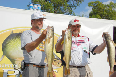 Here's Al & Bill Ortiz on Day 2 of the 2008 Bull Shoals PWT