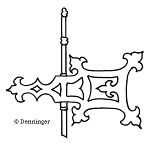 Denninger English Banneret Weather Vane