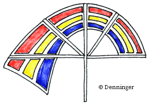 Denninger Rainbow With Stained Glass