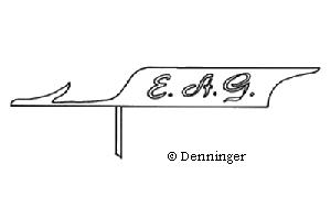 Denninger Contemporary Monogram Arrow Weather Vane