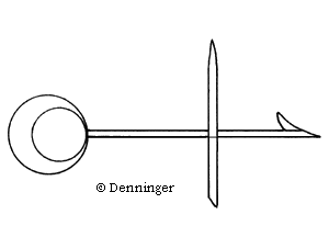 Denninger Crescent Weather vane