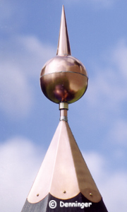 Denninger Ball & Point "A" Finial