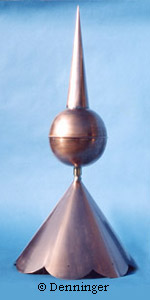 Denninger Ball & Point "B" Finial