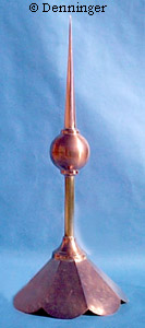 Denninger Ball & Point "H" Finial