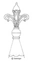 Denninger Custom Finial Manchester Small