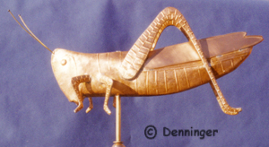 G34 Large Grasshopper Weathervane