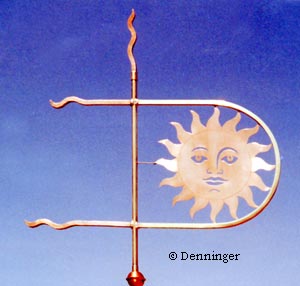 Denninger Sun Banner Weathervane