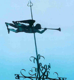 Stolen Angel Gabriel Weather Vane